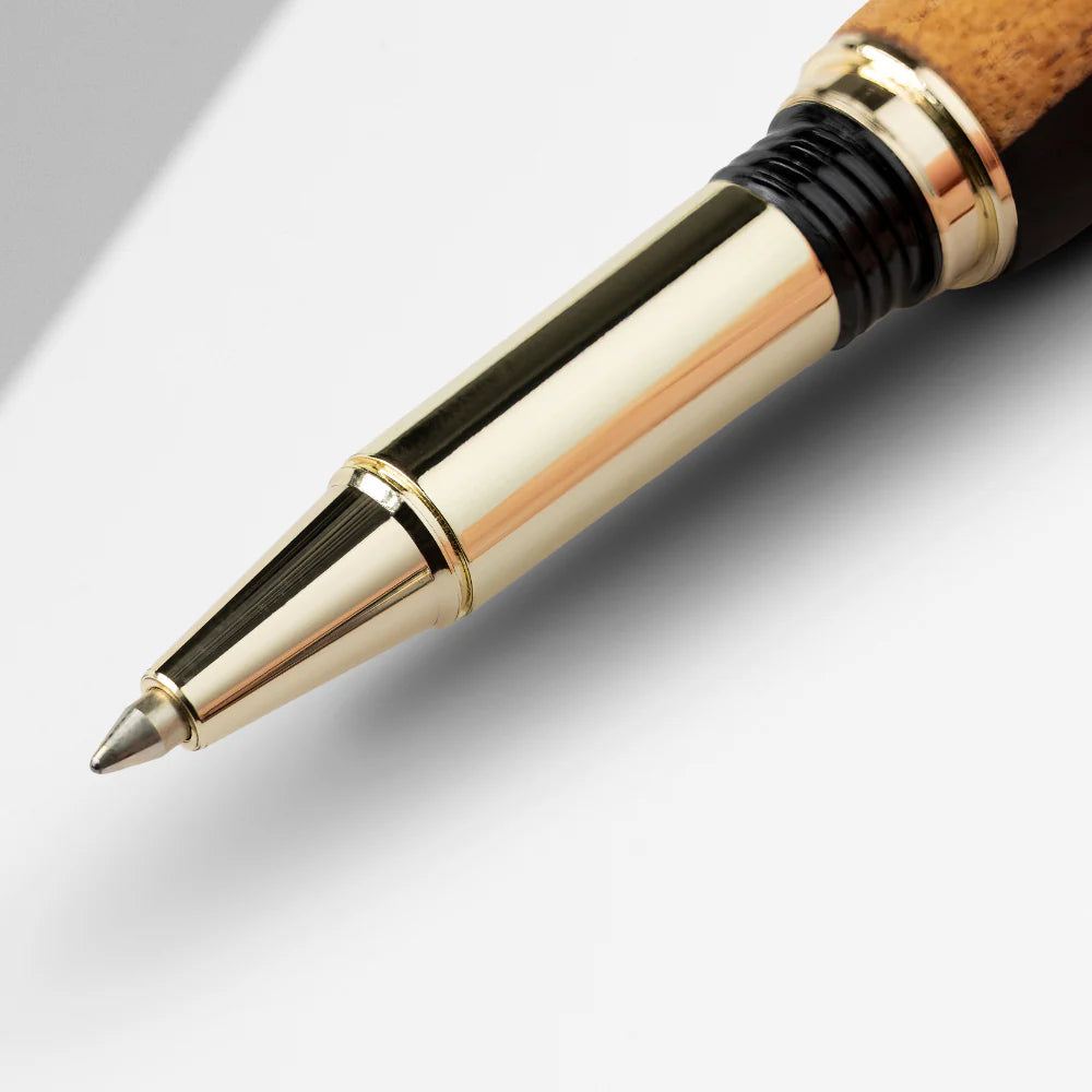 Stylo roller artisanal en bois