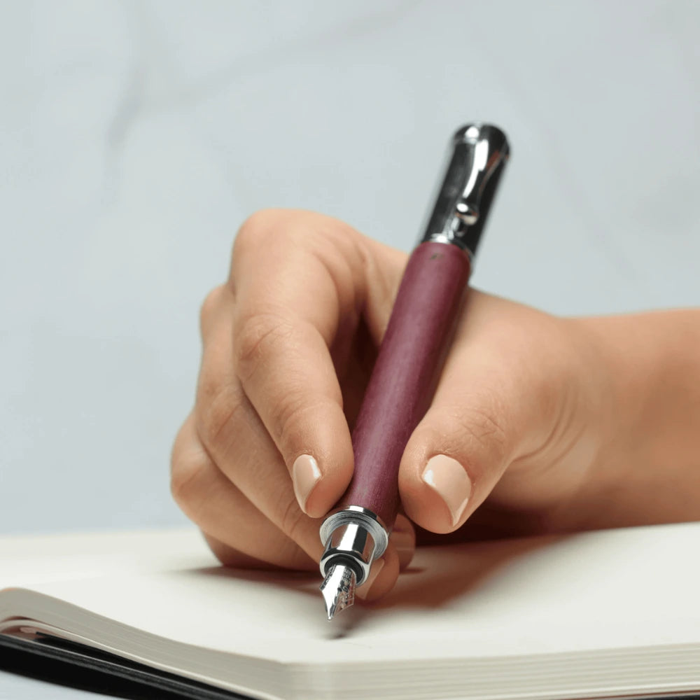 Stylo plume artisanal en bois